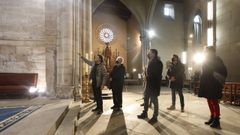 El conselleiro de Cultura, Rom�n Rodr�guez, visit� este s�bado la iglesia lucense de San Pedro