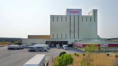 Imagen de una planta donde Coren almacena piensos en la provincia de Lugo