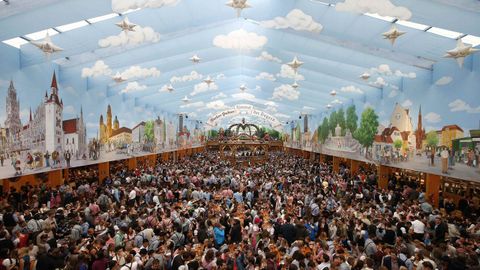 Jornada inaugural de la 184.ª edición de la Oktoberfest en Munich (Alemania)