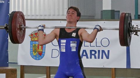 CAMPEONATO DE ESPA�A DE HALTEROFILIA EN EL PABELL�N A CA�OTA, MAR�N