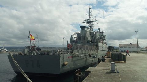 Delgado visitar� la unidad de buceo, el remolcador Mah�n y el patrullero Atalaya (en la imagen de archivo)