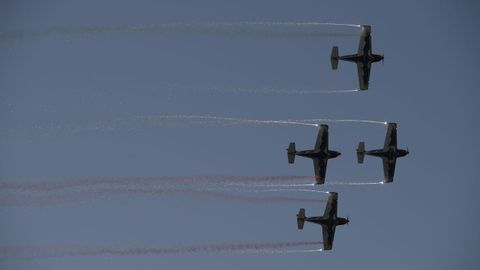 Entrenamiento del sábado del Festival Aéreo