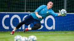 Alfonso Herrero Requexon.Alfonso Herrero, durante un entrenamiento en El Requex�n