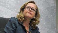 La ministra de Econom�a, Nadia Calvi�o