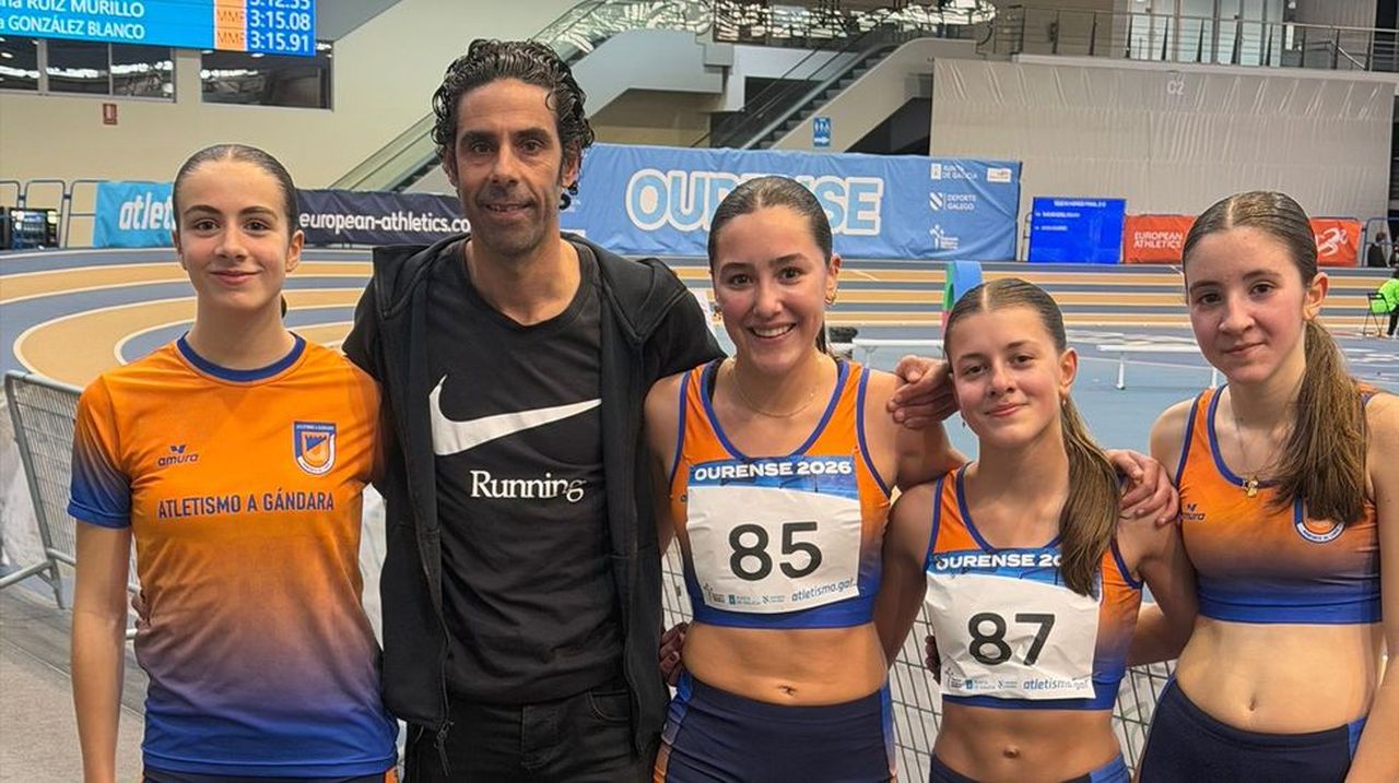A Gándara logra dos medallas en el campeonato gallego de atletismo