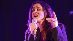 Guad� Galego en un concierto en Carballo 