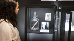 La botella que apareci� en la orilla de Cedeira