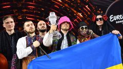 Los ucranianos Kalush Orchestra, ganadores de Eurovisi�n 2022