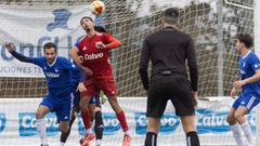 Amin en una jugada del partido de esta semana frente a la Selecci�n Galega