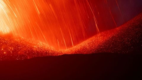 Erupci�n del volc�n Etna