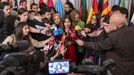 La ministra de Juventud e Infancia, Sira Rego, durante la reunin del Pleno de la Conferencia Sectorial de Infancia y Adolescencia, en la sede del Ministerio de Poltica Territorial y Memoria Democrtica