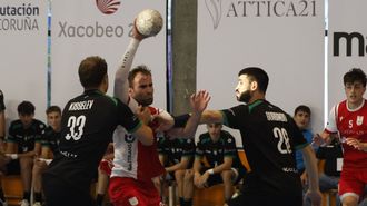 Imagen del partido entre el OAR y el Anaitasuna.
