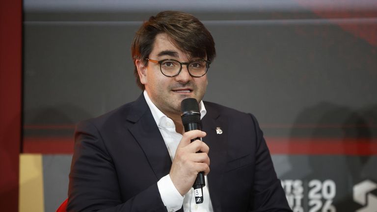 Massimo Benassi, director general del Deportivo, en el Sports Summit Madrid.