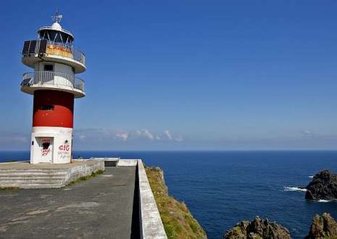 Imagen de archivo del faro ubicado en Cariño.