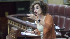 La vicepresidenta primera del Gobierno, Mara Jess Montero.