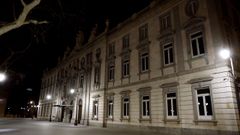 Fachada del Tribunal Supremo a primera hora