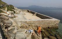 La antigua construcci�n para langostas ya se recuper� el a�o pasado como solario. 