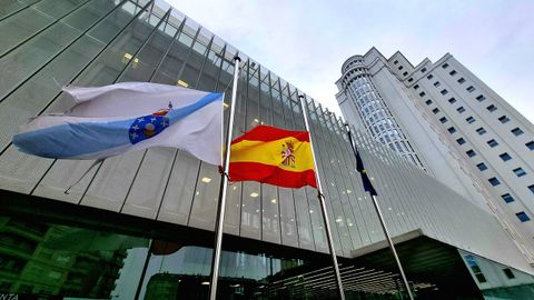 Imagen de la Cidade da Xustiza de Vigo en una foto de archivo