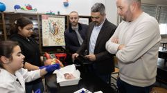 Visita institucional, onte, � Feira das Ciencias do Bra�as 