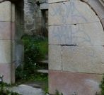 Las pintadas aparecieron en d�as pasados. 