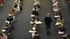 Prueba te�rica para cubrir tres vacantes celebrada en mayo del 2021