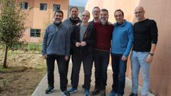 | efe.Los nueve presos secesionistas en la c�rcel catalana de Lledoners
