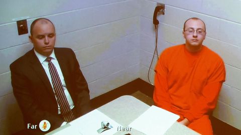 Jake Patterson, durante su comparecencia judicial, por videoconferencia, desde prisi�n