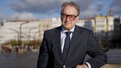 Marc Simn, en una reciente visita a A Corua