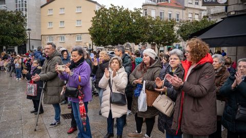 Manifestaci�n por el 25N de Xinzo de Limia. 