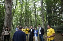 El gobierno local visit� en julio con la eurodiputada Izaskun Bilbao la fraga de Casas Vellas. 