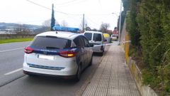 Zona acordonada en el lugar donde apareci� la granada