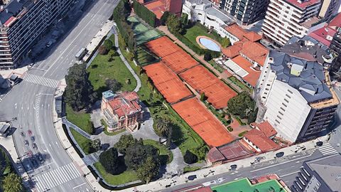 Villa Magdalena y el club de Tenis de Oviedo