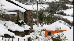 Imagen del temporal de nieve