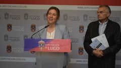 La diputada de R�gimen Interior, Promoci�n del Territorio y Turismo, Pilar Garc�a Porto, particip� en la presentaci�n de la muestra Cegasal.