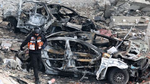 Trabajadores de rescate en Israel