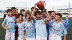 Celta-Deportivo de alevines en Carballo
