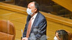 El nuevo diputado socialista, Eduardo Ojea, tom� posesi�n del cargo este martes en el Parlamento 