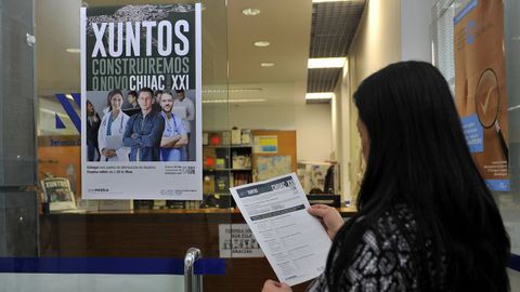 Carteles de la encuesta realizada para elaborar el plan funcional del Novo Chuac
