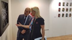 Wenceslao López en su visita a ArteOviedo 2017