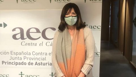 Margarita Fuente, presidenta de la Asociacin Espaola Contra el Cncer en Asturias