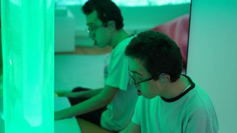 Mateo Pimentel recibe formaci�n individualizada en el centro de Amicos de Oleiros