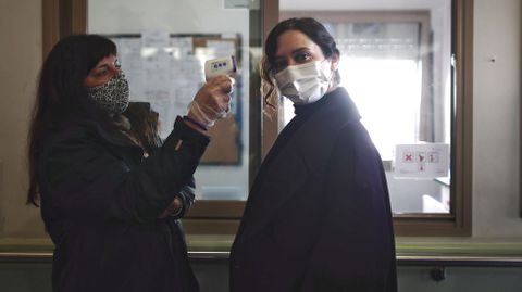 Ayuso anunci� los tr�mites de su nueva ley durante una visita a un centro de educaci�n especial