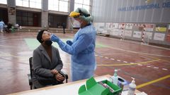 Cribado a la poblaci�n de Xove el pasado domingo