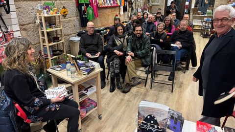 Alba Rodr�guez Saavedra, en la librer�a OzocoGz