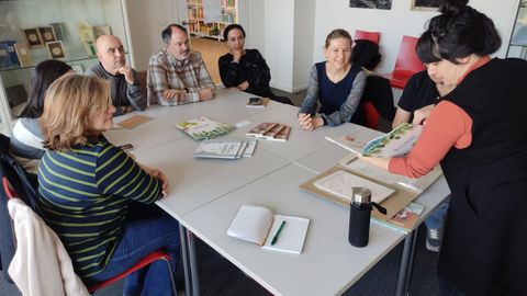 Alumnos de la EOI de Lugo en el intercambio en Postdam.