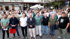 Concentraci�n vecinal contra a inseguridade e o narcotr�fico en la Praza Roxa de Santiago