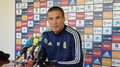 Lolo Gonz�lez en la sala de prensa de El Requex�n