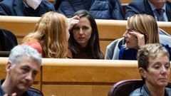 La secretaria general de Podemos, Ione Belarra, este mi�rcoles en el Senado.