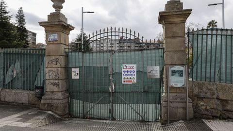 Obras en el Xard�n do Pos�o.