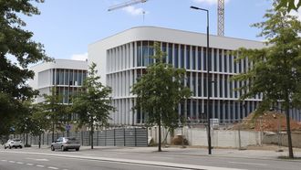 Nuevos edificios del complejo administrativo de la Xunta de Galicia, que todav�a est�n en obras.
